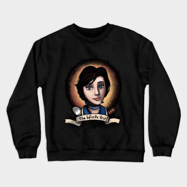 The Infinite Girl Crewneck Sweatshirt by njonestees